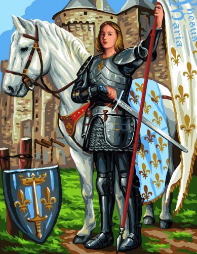 Jean D'Arc  - Royal Paris - Előfestett Gobelin Hímzőkanava 45x60 cm