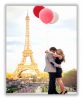Szerelem az Eiffel Toronynál - számfestő készlet kezdőknek (40x50cm)