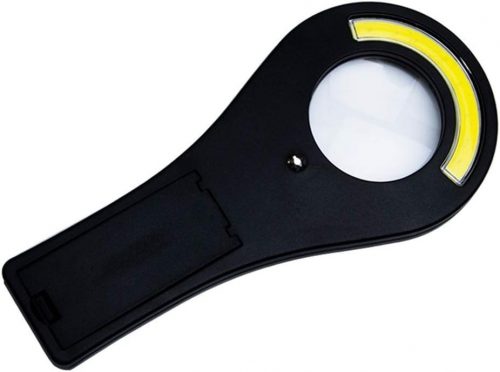 LED lámpás nagyító – Ultravilágos COB LED-es és UV fényű, mini zsebméretű