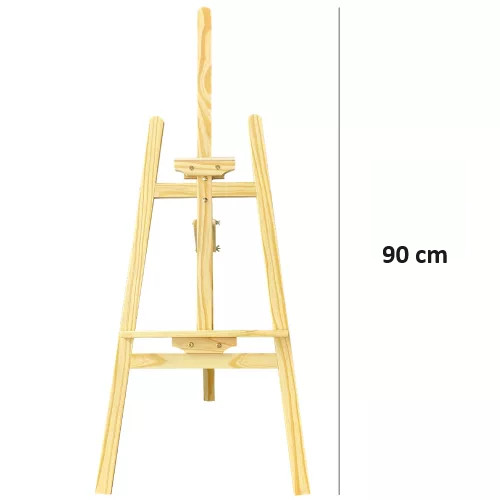 Premium 90 cm-es Fa Festőállvány - összerakható, Motarro