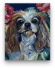 Kutya tekintet - előszínezett számfestő készlet (30x40cm)