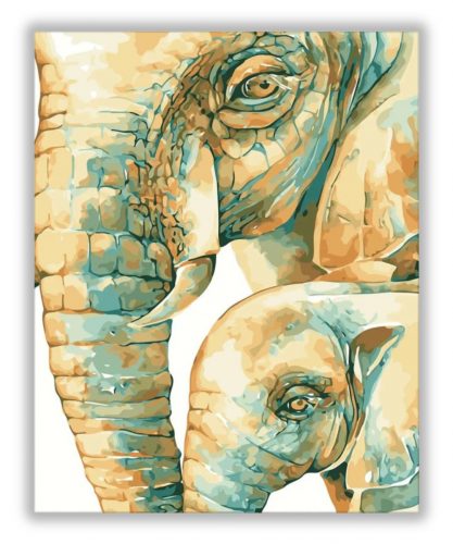 Anya elefánt - számfestő készlet