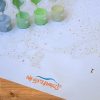 Sárga csikóhal - gyerek számfestő készlet