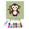 Kölyök majom - gyerek számfestő készlet