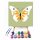 Fehér-sárga pillangó  - gyerek számfestő készlet