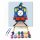 Mosolygó vonat - gyerek számfestő készlet