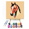 Színes ló - gyerek számfestő készlet