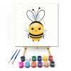 Pufók méhecske  - gyerek számfestő készlet