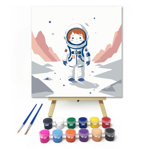 Holdi kaland - gyerek számfestő készlet