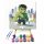 Városi zöld  óriás - gyerek számfestő készlet