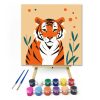 Kedves tigris - gyerek számfestő készlet