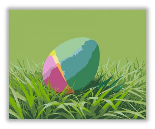 Húsvéti Tojás - húsvéti számfestő készlet